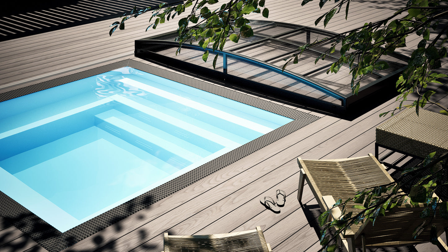 Minipool Wellnesspool 3×3 m