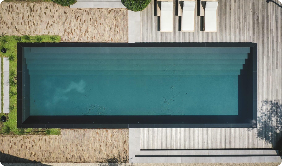 Pooltime Exclusive Infinity 10/20mm PP pool 4 x 12 x 1,5 m