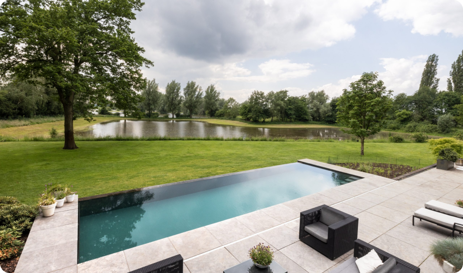 Pooltime Exclusive 10/20 mm shimmer PP overjordisk pool 3 x 6 x 1,5 m