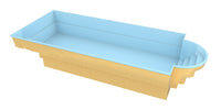 Glasfiberpool Barbados 9,40m x 3,70m x 1,50m