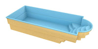 Glasfiberpool Haiti 8,00m x 3,20m x 1,52m