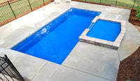 Leisurepools Reflektion 3,8×7-10m, 1,28-1,84m dybde