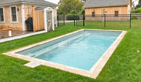 Leisurepools Reflektion 3,8×7-10m, 1,28-1,84m dybde