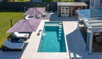 Leisurepools præcisions højvandslinje 3,2×5,1-8,1 m, 1,5 m dybde