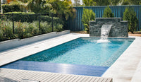 Leisurepools Reflection med lamelkasse 3,8×7,92-9,92 m, 1,28-1,78 m dybde