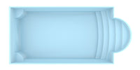 Glasfiberpool Aves 705 7,05m x 3,20m x 1,55m