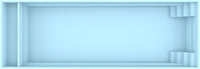 Glasfiberpool Bahama 11 11,10m x 3,75m x 1,50m