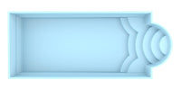 Glasfiberpool Haiti 8,00m x 3,20m x 1,52m
