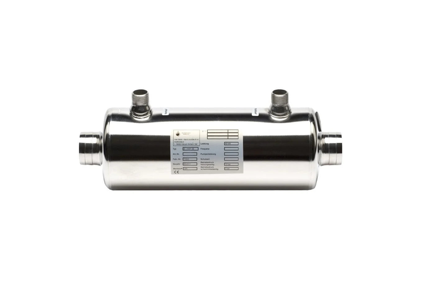 Rustfri stålvarmeveksler Fjernvarme 14 – 133 kW
