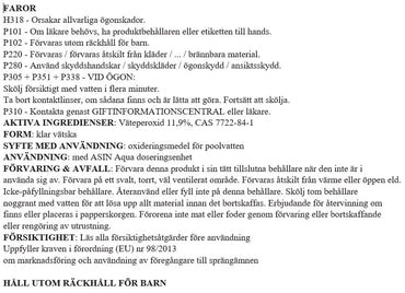 OXY Ren væske 20L