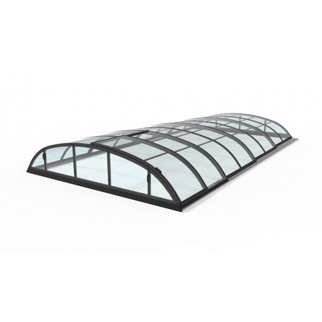 Pooloverdækning Smart 4×8 (Antracit)