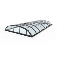 Pooloverdækning Smart 4×8 (Antracit)